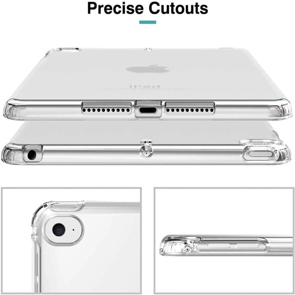 Transparent cover för Apple iPad Air 1 2 9.7 2013 2014 A1566 A1567 Stötsäkert TPU Silicon Shell för Air1 Air2 Tablet Case iPad Air 1 Shockproof Case