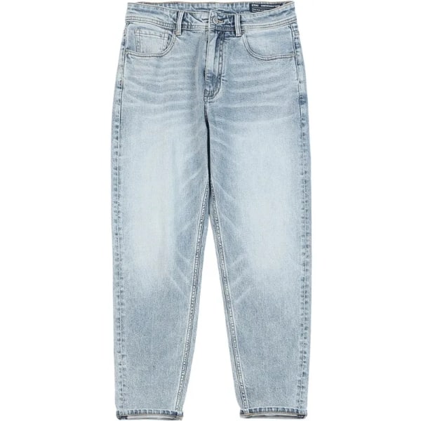 SIWMOOD 2023 S Vårnyhet Miljölasertvättade jeans herr slim fit klassiska denimbyxor högkvalitativ jean SJ170768 light blue 31