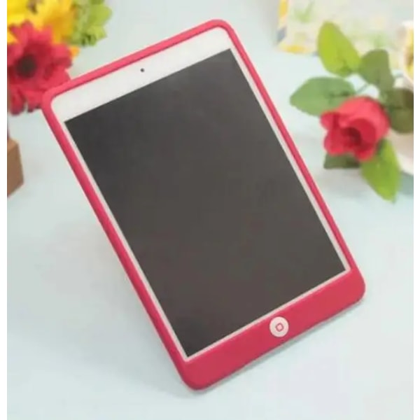 Suger Color Rubber Tablet Coque för iPad mini 2 mini 3 Case Silicon Soft A1432 A1599 A1490 Funda för iPad mini 1 2 3 7,9'' cover IP mini 123  7.9in Red