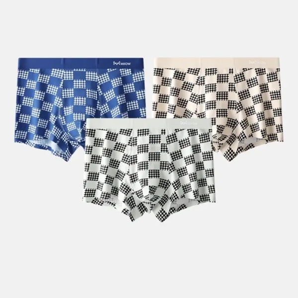 3st Print Herr Underkläder Boxershorts 7A bomull Antibakteriell gren Herr Boxers Man Trosor Sexiga Mae kalsonger Nyhet M1163-3C XL