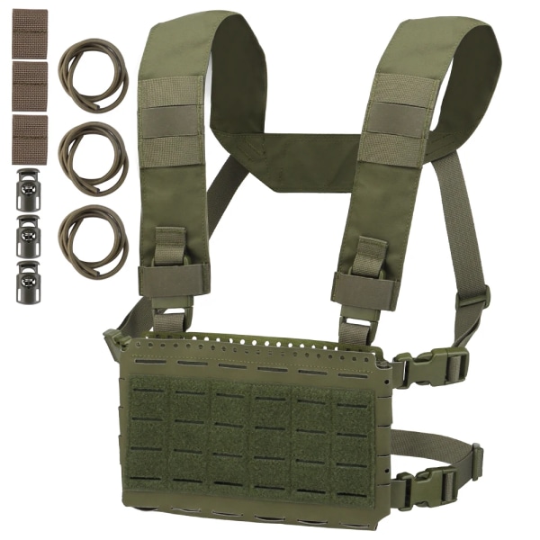 Airsoft Tactical Vest MK5 Military Chest Rig 5,56 Triple Magazine Pouch Molle System Jaktväst Plåtbärarutrustning VE-85 RG