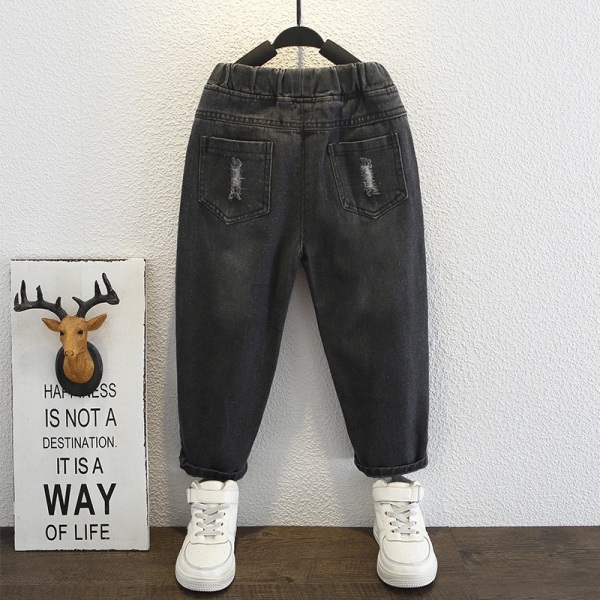 Baby / toddler Ripped Loose Fit jeans Black 4-5Years
