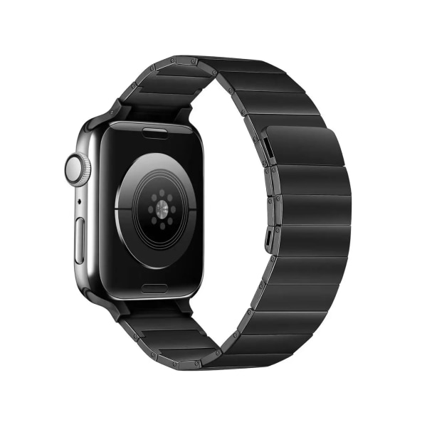 Metallrem För Apple Watch 8 7 45mm 41mm 49mm 6 5 SE 44mm 40mm rostfritt stål magnetiskt watch för iwatch 3 42mm Band Black iwatch 8 7 45mm 49mm