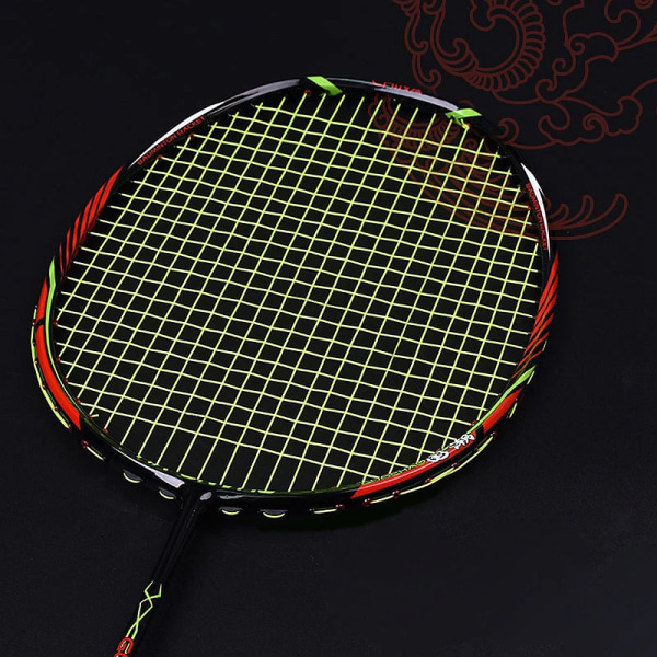 7U 67G 100% T700 Kolfiber Badmintonracketsträngar 22-30LBS G4 Professionell Super Light Racket Sportväska Padel Vuxna Green 1