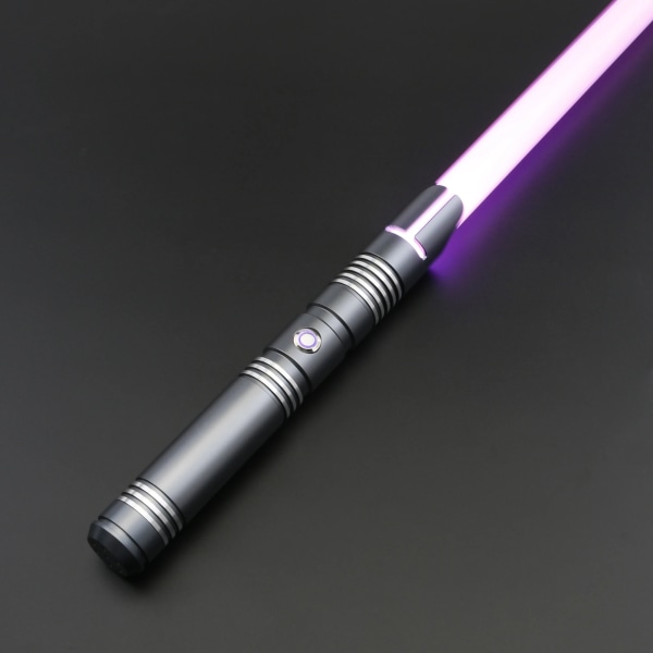 Neo Pixel Lightsaber Smooth Swing Heavy Duellering Metal Hilt Led Strip Blade Blaster Mandalorian Cosplay Laser Sword-E13 E13 GRAY SN Pixel