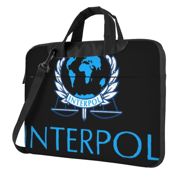 Laptopväska case International Police Portabel Portföljväska Oipc Icpo Interpol För Macbook Air HP Vintage datorväska As Picture 13inch