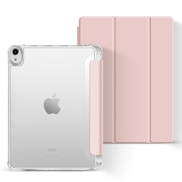 För ipad 9:e generationens case ipad 10.2 funda ipad 7:e 8:e generationens coque med pennhållare för iPad 10:e generationens iPad air3 4 5 10.5/10.9 Pink iPad air 3 pro 10.5