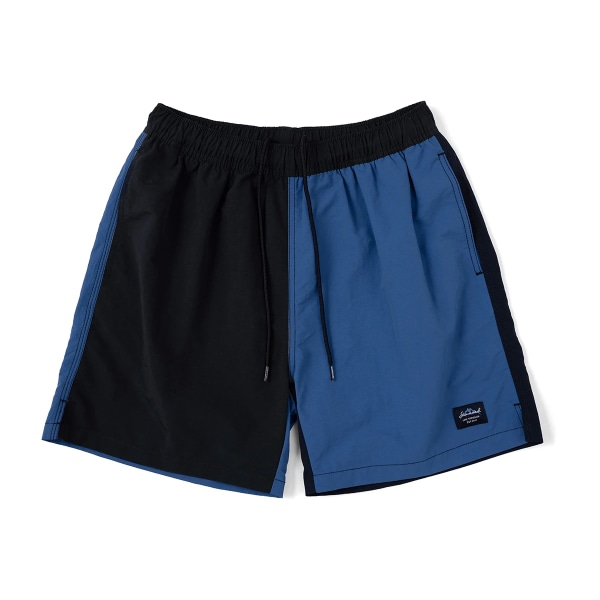 2023 Sommar Nya Oversize utomhusshorts Herr Tunna Strandbyxor i kontrastfärg Dark Blue Denim Blue S  REC 50-57.5KG