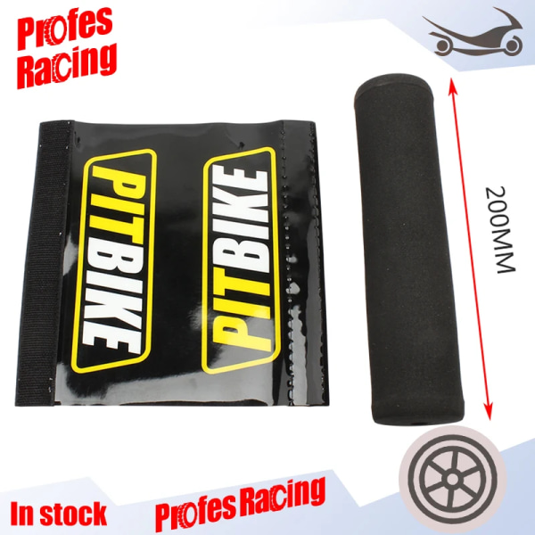 20cm 7/8" Styre Crossbar Bar Pad Motorcykel Round Bar Styre Pads Dirt Pit Bike Motocross ATV Quad rod pad Protector 12