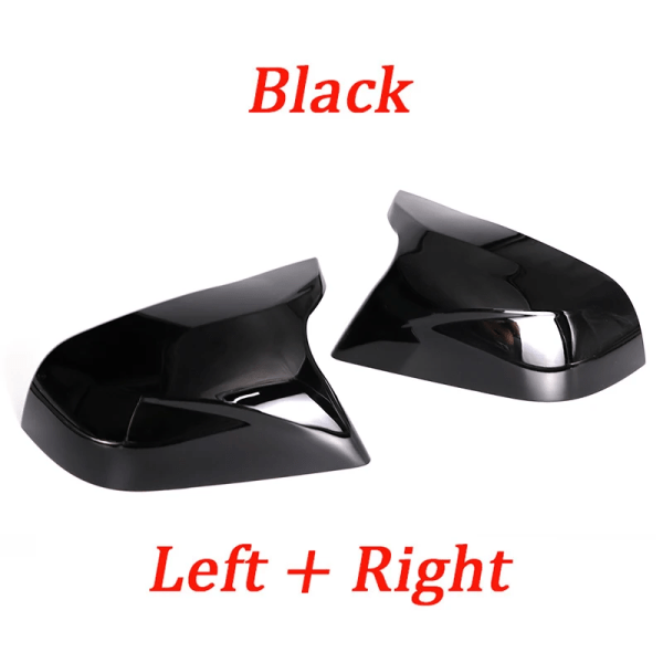 Carbon Fiber Style Black Side Mirror Cover Caps för Tesla Model 3 Model3 M3 2017-2023 Gloss Black Caps Black 1 set