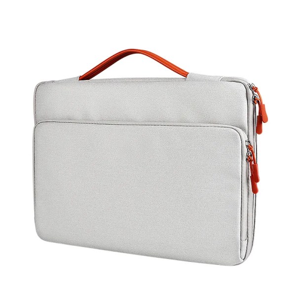 Laptopväska för MacBook 2023 Air 15 A2941 Case M2 Pro 13 14 16 tum Stötsäker och vattentät tyghandväska för MacBook M1 Air Elegant grey 13 inch