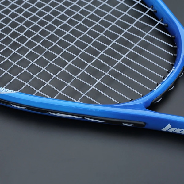 Högkvalitativ kol-aluminiumlegering strängt tennisracket för vuxna tennisracket strängar väska Raqueta Padel män kvinnor Blue