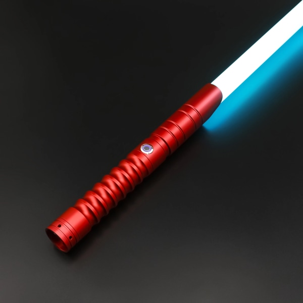 Uppgradera Smooth Swing Tung Duellering Ljussabel Metal Hilt Färger Ändra Blaster Jedi Laser Sword Cosplay Leksaker TSK-E01reds Super RGB