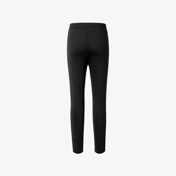 Kid flicka flätad bokstav legging Black 11-12Years