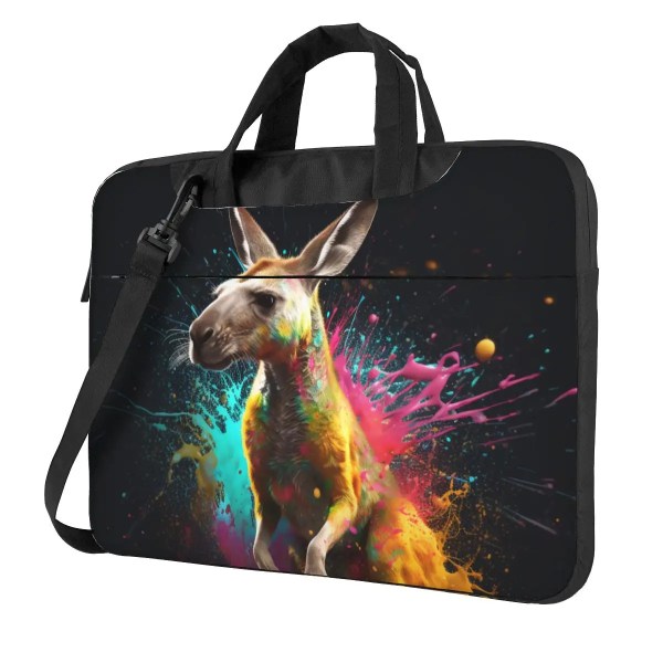 Kangaroo Laptopväska Liquid Splash Explosion Travel För Macbook Air Pro Lenovo Notebook- case 13 14 15 15.6 Mjuk påse As Picture 13inch