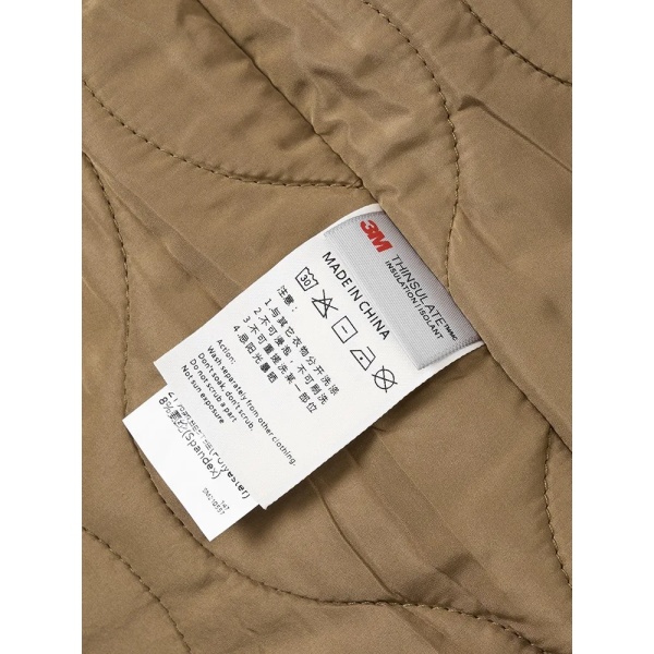 2023 Vinternya Oversize 3M Thinsulate™ mockajackor Herr Plus Size Bomber Baseballjackor Khaki XXXL REC 90.5-100KG