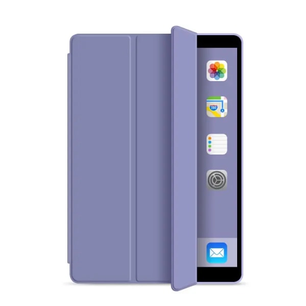 Funda IPad 9 generation för iPad 10.2 Case iPad 9:e generationens case 2021/iPad 8:e generationens case 2020 10,2 tums mjukt smart stativ purple For ipad mini 1 2 3