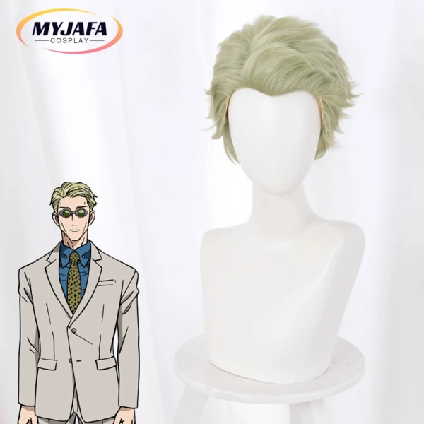 Anime Jujutsu Kaisen Peruker Nanami Kento Cosplay Peruk Cosplay Slips Cosplay Slips Tillbehör Prop Glasögon Linser Wig Glasses Necktie One Size