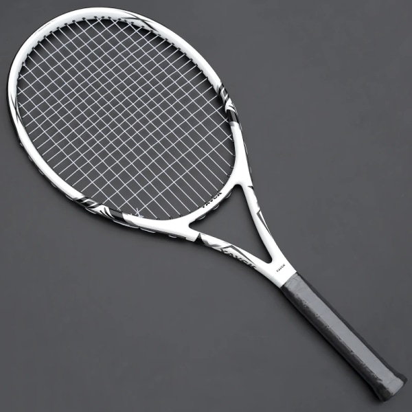 Hög kvalitet Ultralätt aluminiumlegering kol tennisracket för vuxna Professionell träningsracket Stringväska Män Dam Padel Blue