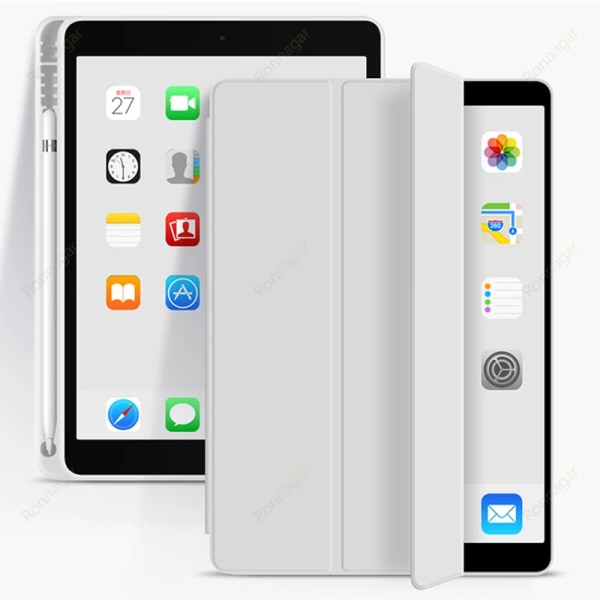 för ipad 10:e generationens funda- case iPad pro11 case för iPad Air 2 Air 4 iPad Air 5 10.9 3 Wake up case Ipad 10.2 Pro 10.5 9.7 Mini 5 4 Grey For ipad air 1 air 2