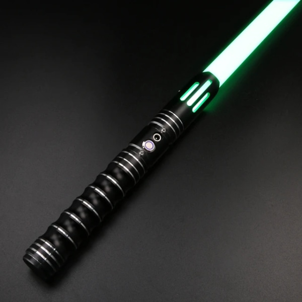 Neo Pixel Lightsaber Xenopixel Metal Light RGB Laser Sabre Sword Leksaker Svärd Heavy Duellering Ljud Ljus Sabre Cosplay Scen rekvisita RGB B Black