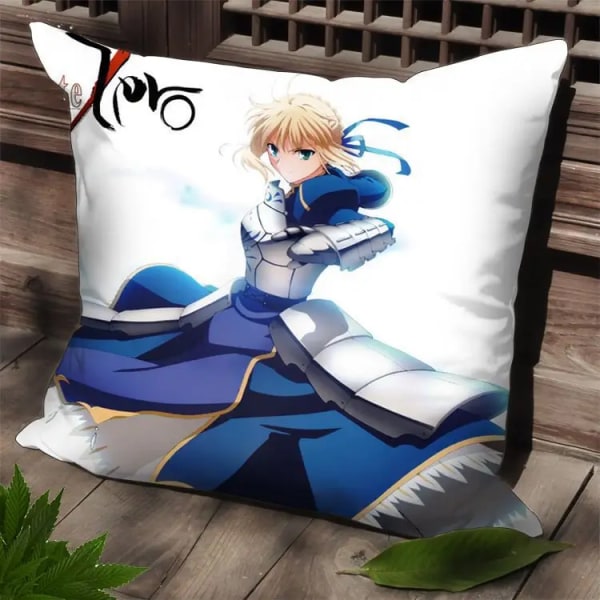 Hobby Express Square Fate Sabre Night Dakimakura Anime Cover SPC63 40 cm x 40 cm Natural Velvet