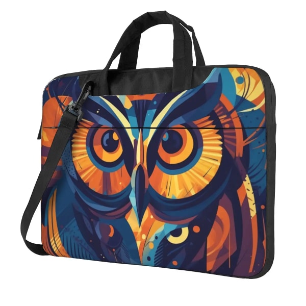 Owl Laptopväska Abstraktion Illustration Travelmate För Macbook Air Pro Xiaomi Asus Notebook- case 13 14 15 15.6 Kawaii-väska As Picture 14inch