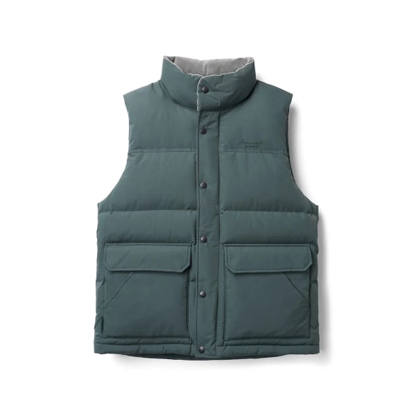 2023 Höst Vinter Ny 90 % Vit Dunväst Herr Mode Vattenavvisande kappor Plus Size Shell Down Gilet Forest Green XXL REC 80.5-90KG