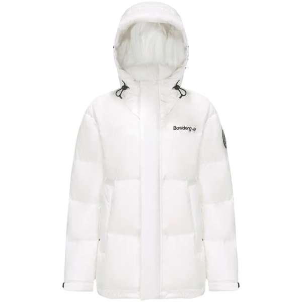 den nya svartvita positionerande fashionabla snöbergskappan för män och kvinnor i Bosden höst och vinter Brown White 8003 XXXL185