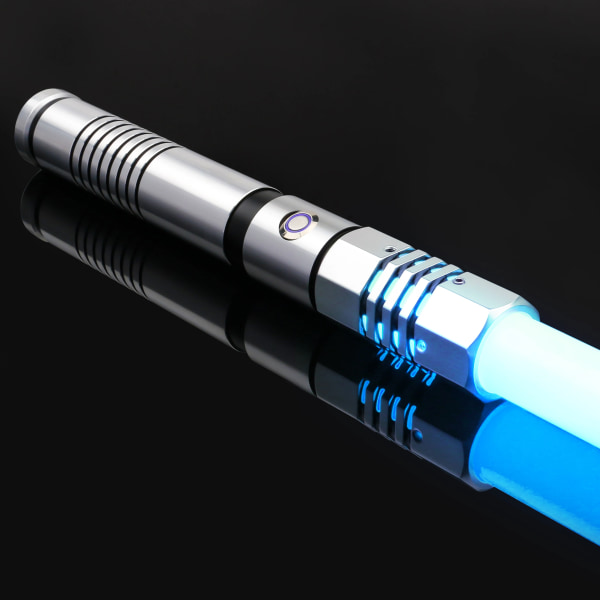 Lightsaber Neo Pixel SNV4 Smoothswing metallfäste med tungt duellblad FOC Force Blaster Cosplay Toys Lasersvärd E26 Silver SNV4 With SDcard