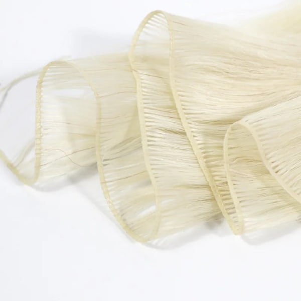 Genius Weft Människohår Buntar Rak 613 Real Human Hair Extension Dubbeldragen Människohår Inslag 50G Kvinnor Hårinslag 1B 20inches