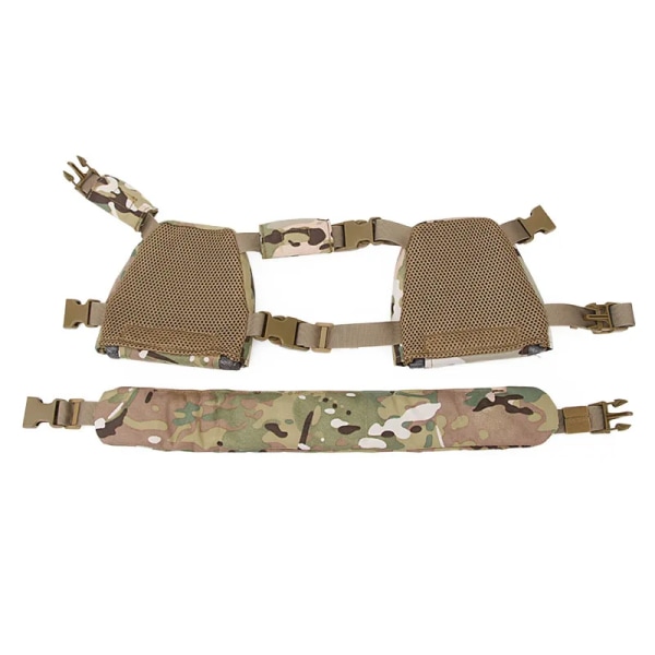 Barn taktisk väst Camouflage Airsoft Ammo Bröstrigg Militär Molle väst Combat för barn Jaktväst Black XS