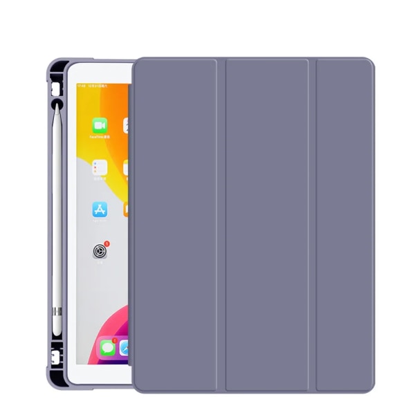 Med case för iPad 6:e/5:e generationen för iPad 9.7 (2018/2017) iPad Air 2 9.7 iPad 10:e 10.9 iPad 7:e 8:e 9:e 10,2 Lavender purple iPad Pro 11 2022