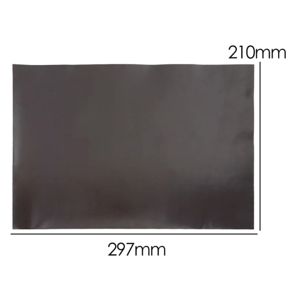 10 st/ set A4-storlek magnetiska ark för formförvaring Gummimagnetmattor för fotohantverk Kylmagneter En sida 0,3 mm