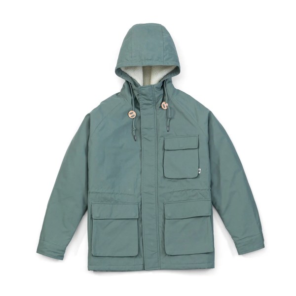 2023 Höst Vinter Ny Varm Fleece Linnerjackor Oversize Lösa Tjock Cargo Jackor Huv Ytterkläder SK130801 Light Green S