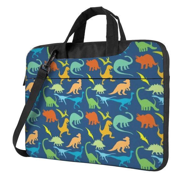 Mamasaurus - Jurasskicked Pullover Laptopväska dinosaur Travelmate För Macbook Air Pro HP Huawei Case 13 14 15 15.6 Snygg påse 4 14"