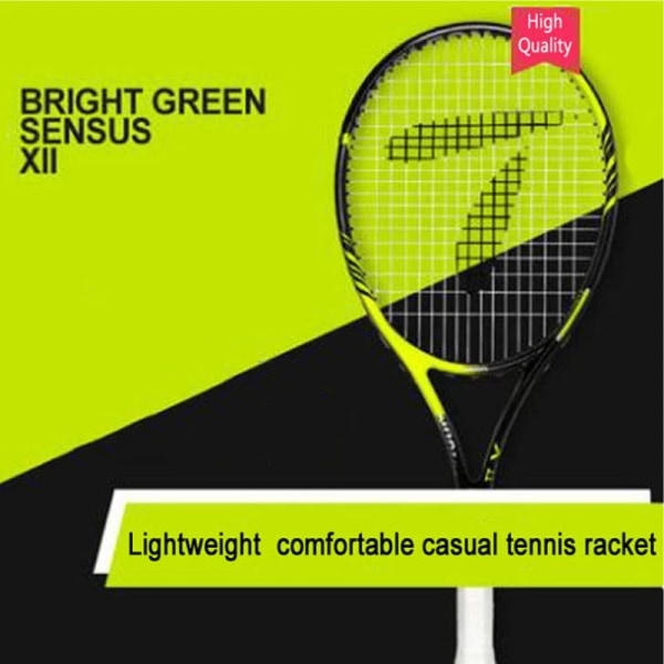 Alpsport 12k full carbon 290g 51lbs högkvalitativ lätt och hållbar tennisracketträning skicka tennisväska Wilson Fluorescent green
