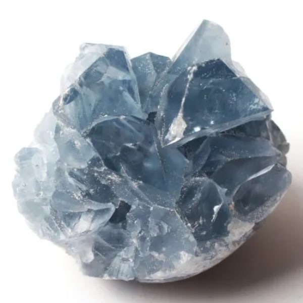 1 st 30-200 g Madagaskar Natural Celestite Crystal Druzy Cluster Sky Blue Geode Mineral Exemplar Heminredning 470-490g