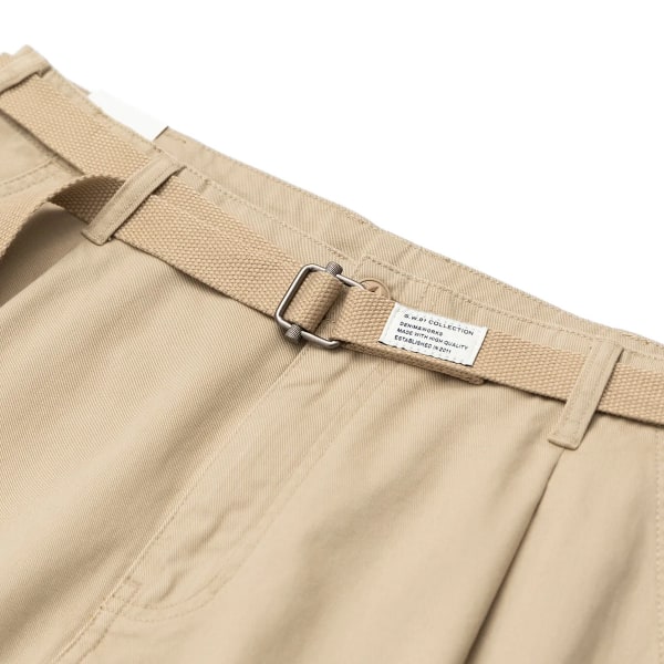 2023 Vårsommar Nya Cargo-shorts med bälte Herr Tunga bomull Taktiska utomhusfickor Vandring Fiske Andningsshorts Charcoal black XL