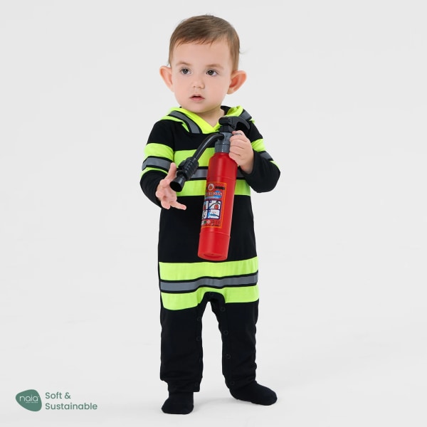 Baby Boy/Flicka Naia Brandman Style Långärmad Hooded Jumpsuit Colorblock 12-18Months