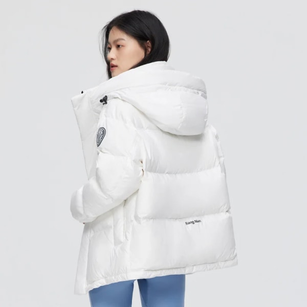 den nya svartvita positionerande fashionabla snöbergskappan för män och kvinnor i Bosden höst och vinter Brown White 8003 XS155