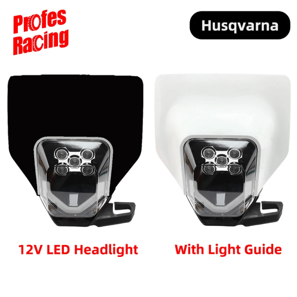 Motorcykel Ny LED Strålkastare Strålkastare Strålkastare Ljus För Husqvarna FC FE FX TC TE TX 125 250 300 350 450 501 FE250 FC250 TE300 C Black