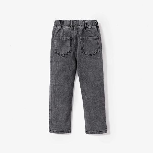 Toddler Casual jeans med elastisk jeans Blue 4-5Years