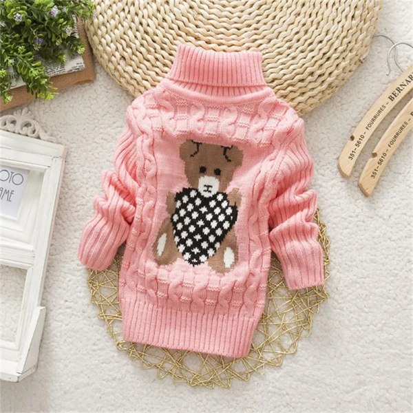 2020 Ny vår och höst Baby Toddler Bedårande Print Långärmad tröja Baby Toddler Pojktröjor Kläder Pink 18-24 Months