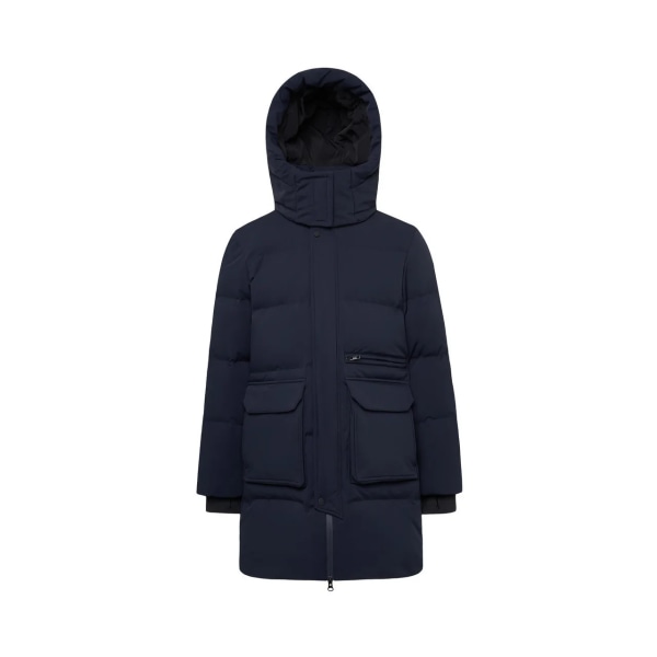 Herrkläder Tjocka dunrock Herr Avtagbar hatt Varm Parka -30 grader Herr Casual Tjock vattentät kappa B90142037 5225blue XL185