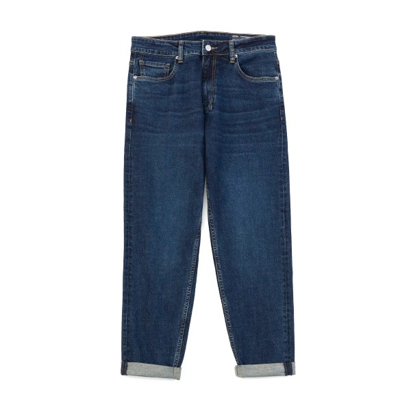 2023 Höstvinter Nya bekväma avsmalnande jeans Män Rejäla ankellånga jeansbyxor Plus Size Märkeskläder SK13081 Blue 30