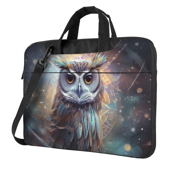 Owl Laptopväska Mystical Realms för Macbook Air Pro Xiaomi Asus 13 14 15 15.6 Case Kawaii stötsäkra portföljer As Picture 15.6inch