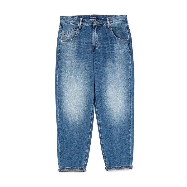 2023 våren nya lösa avsmalnande jeans herr ankellång 100 % bomull Plus size jeansbyxor märkeskläder SK130814 light blue 29
