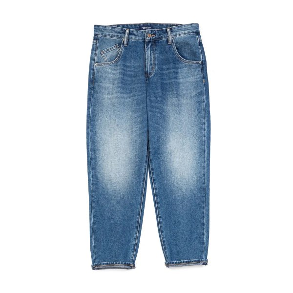 2023 våren nya lösa avsmalnande jeans herr ankellång 100 % bomull Plus size jeansbyxor märkeskläder SK130814 light blue 31