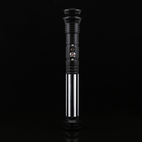 Smooth Swing Lightsaber Metal Hilt Heavy Deuling Laser Sword 12 färger Ändra ljudfonter FOC Blaster Cosplay Toys TSK-E04 blacks SN-pixel V3